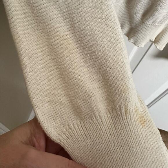 J.M. Inerney Argyle 100% Cotton Sweater Made in Scotland SIze 112/44 - Picture 11 of 11